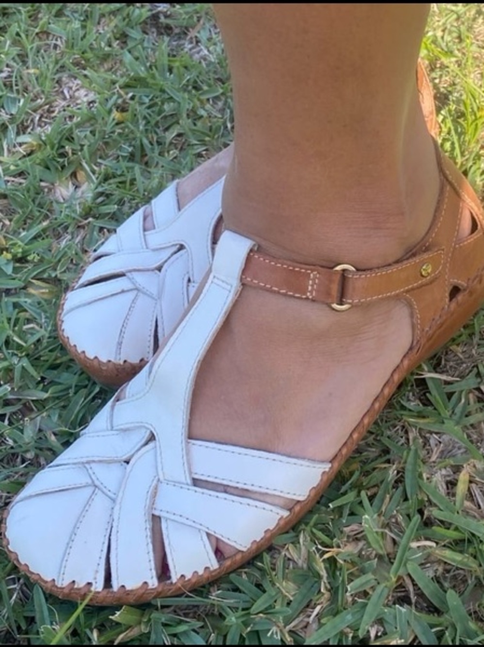 PIKOLINOS Women Puerto Vallarta T-strap leather sandals | 38/ 7.5